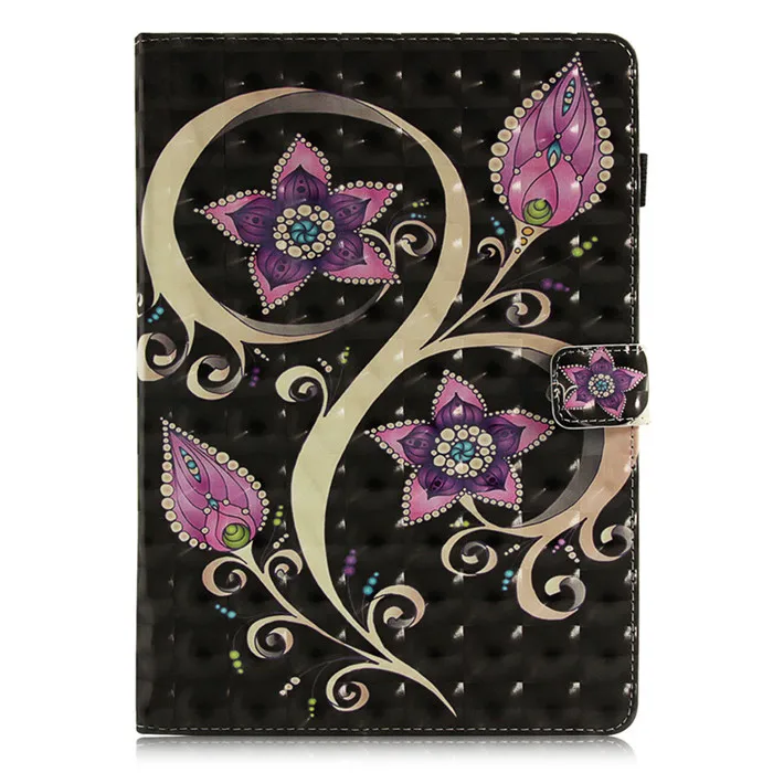 F Wekays для Coque Apple IPad 9,7 дюймов мультяшный Единорог 3D кожаный чехол Fundas для IPad 9," A1822 A1823 чехол s - Цвет: F