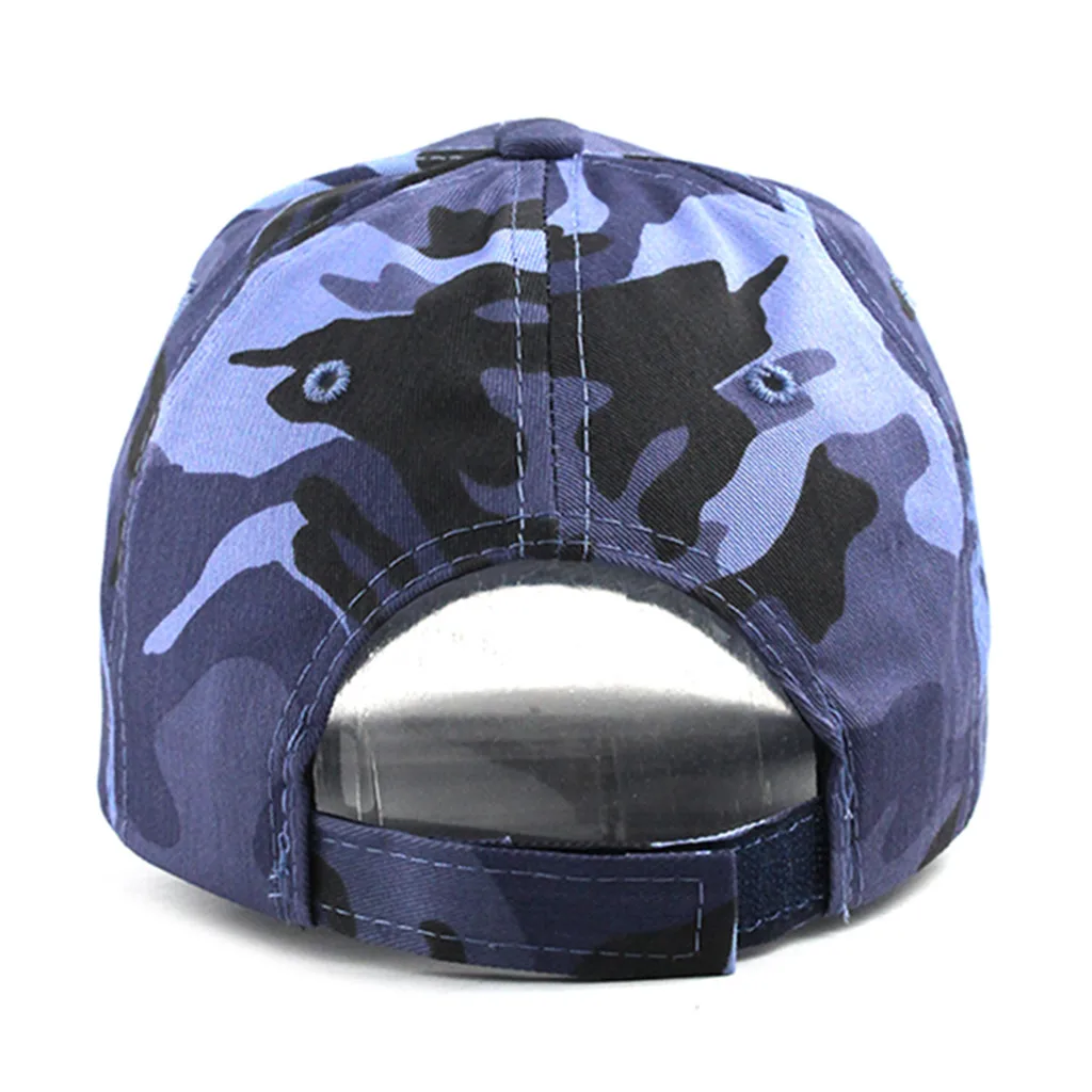 Унисекс регулируемые уличные бейсболки камуфляж Дальнобойщик простой для
