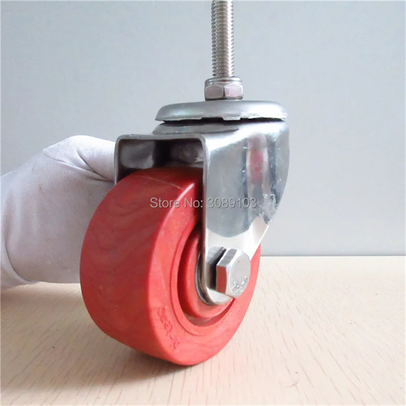 

4 pcs hot 4 inch stainless steel casters, with high temperature wheels