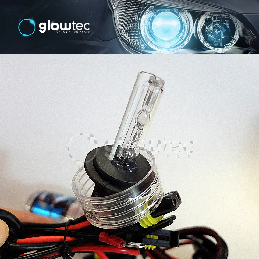 GLOWTEC автомобильный Стайлинг 1 пара 35 Вт H1 лампа HID ксеноновая автомобильная фара