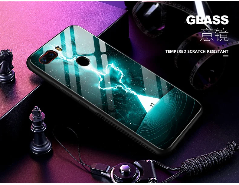 Для Nubia Z17s NX595J чехол Z17 S Чехол звездная звезда закаленное стекло Жесткий чехол для телефона для Nubia Z17s Z 17 S стеклянная оболочка Z 17 S coque