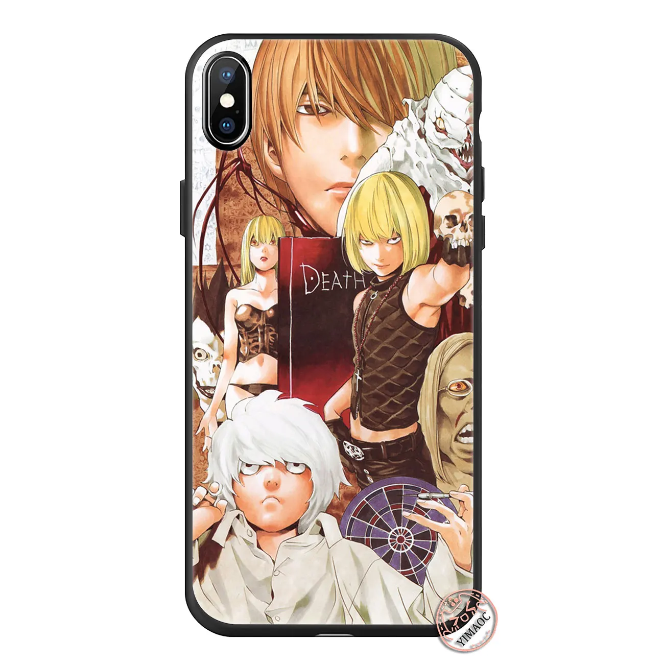 5 YIMAOC Death Note Рюк Кира Мягкий силиконовый чехол для телефона для iPhone 11 Pro XS Max XR X 6 6S 7 8 Plus 5 5S SE 10 TPU черный чехол - Цвет: 5