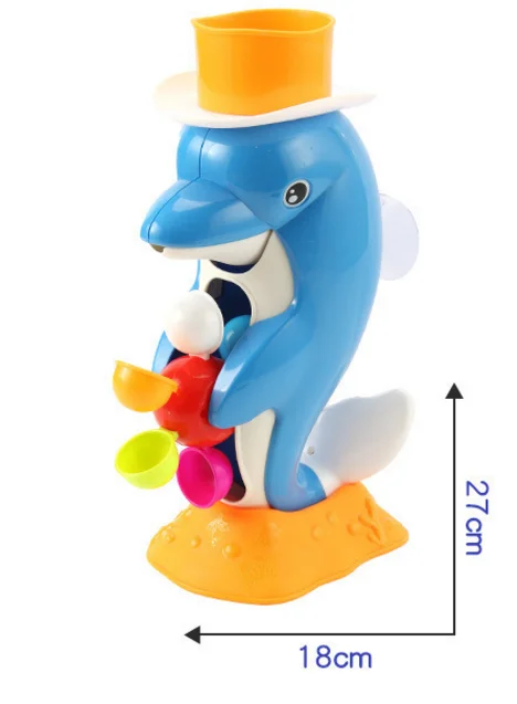 Игрушки для ванны для детей, игра в ванной, пена в воде, для детей, водоотталкивающая игрушка, дельфин, из России