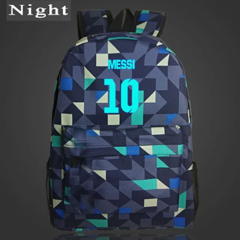 Подростковые школьные рюкзаки Messi 10 # с логотипом для мальчиков дорожные сумки