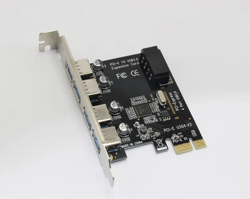 USB 3 0 4 порта PCIE к расширительной карте PCI Express адаптер Pcie карта USB3.0 5 Гб с Sata 15Pin 4Pin