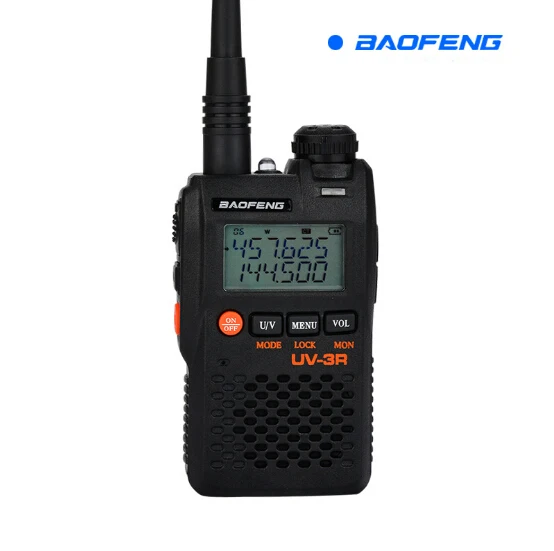 BaoFeng UV 3R портативная рация 2 Вт 16CH 174 136 МГц двухдиапазонный ЖК дисплей радио мини