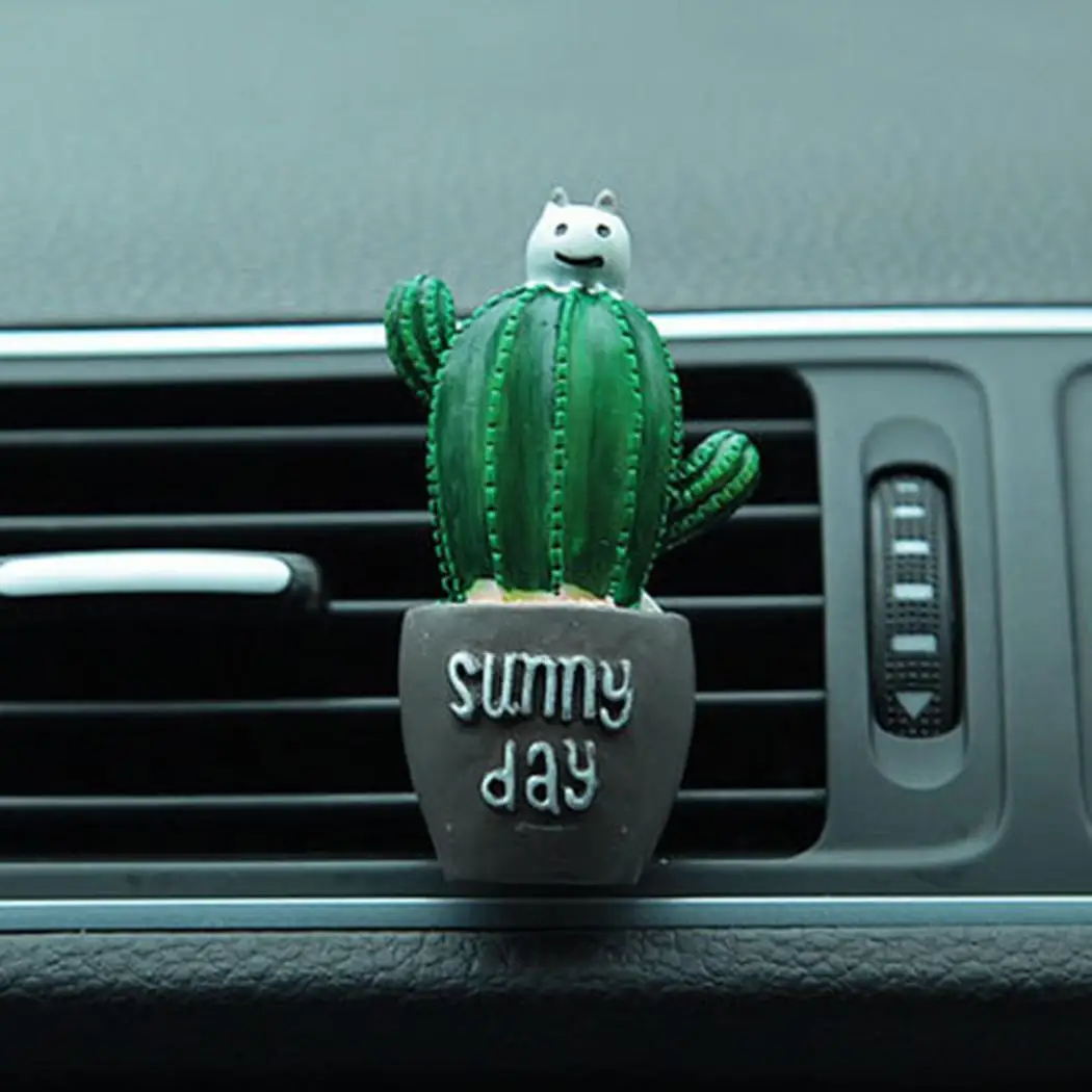 Мультяшный зажим для растений автомобильный Кондиционер Вентиляционный парфюм