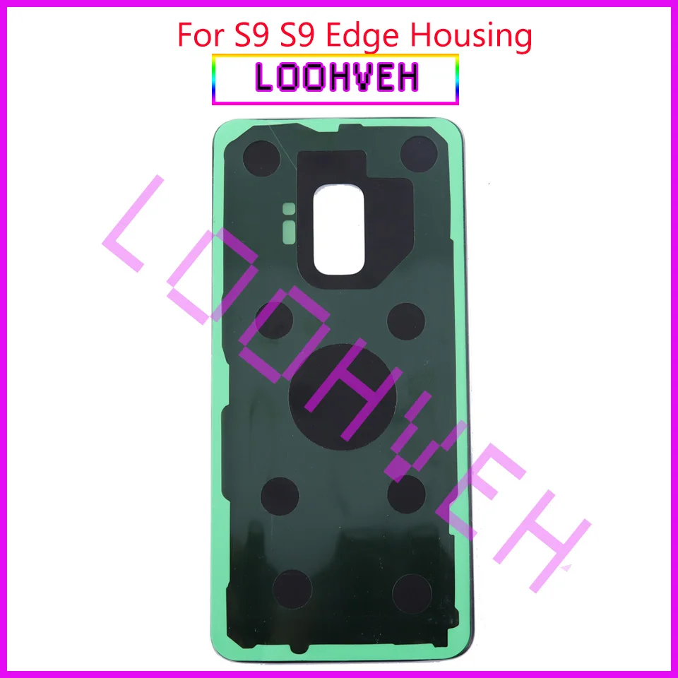 Новое стекло задняя крышка батареи Чехол для Samsung Galaxy S9 G960 G960F/S9 + Plus G965 G965F Задняя