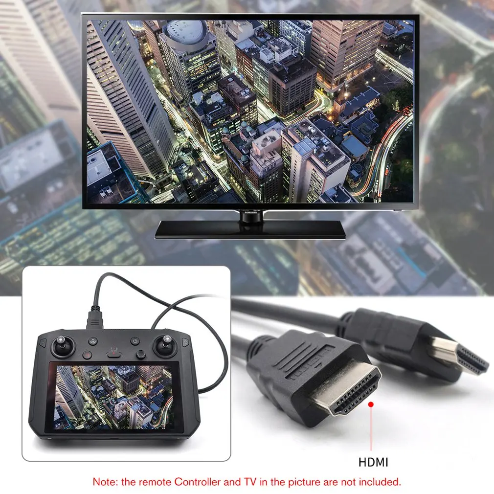 Мини HDMI кабель для DJI Дрон пульт дистанционного управления с экраном 4 K передачи данных в реальном времени высокий преобразователь скорости адаптер для ТВ