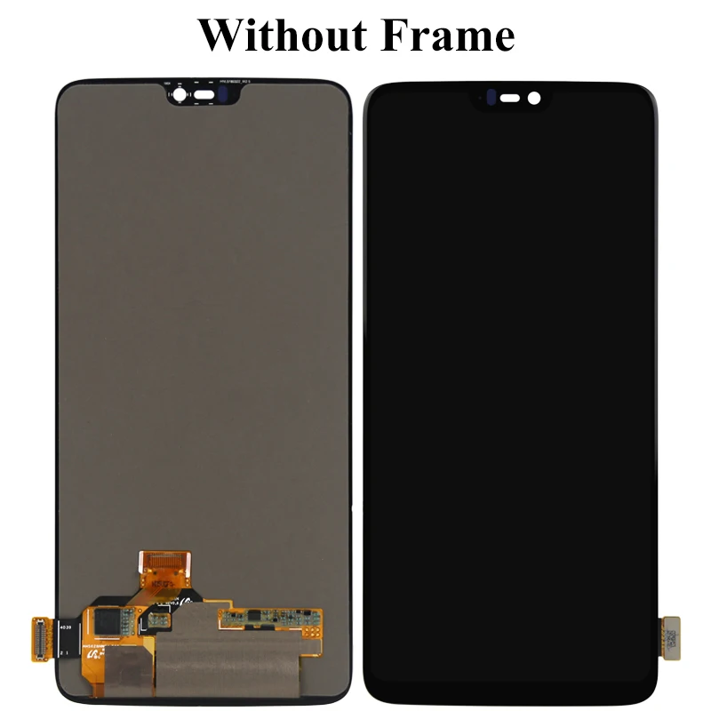 Протестировано для Oneplus 6 Six ЖК-дисплей с сенсорным экраном в сборе Замена рамкой
