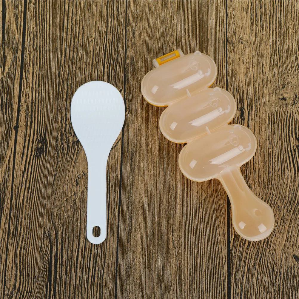 Форма для рисовых шариков сделай сам кухонная форма с ложкой суши рандомный цвет