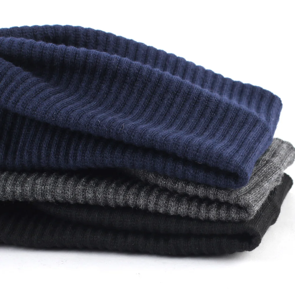 

7cm Ribbed Knot Headband for Women Autumn Cotton Plain Elastic Stretch Head Bandage Girls Hair Accessories Headwar DQ580C