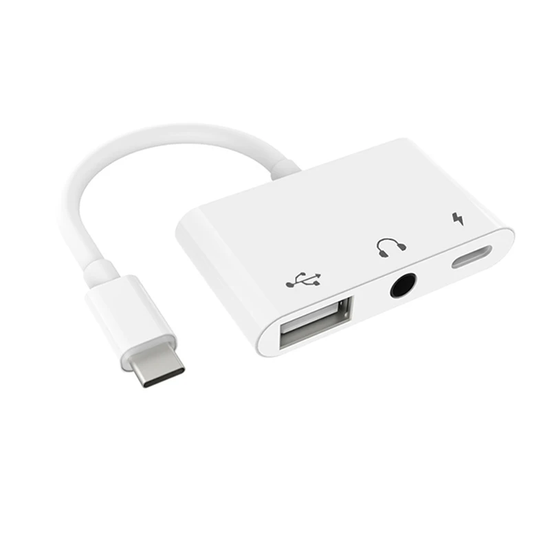 3 в 1 зарядное устройство адаптер для мобильного телефона type C к Usb-C &amp Usb 5 мм