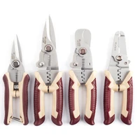 78electric scissors crimping pliers wire stripper multifunctional scissors cable cutter electrician multi tools