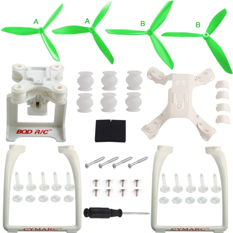 MJX B2W B2C RC Модернизированный Дрон пропеллер шасси Экшн камера Gimbal Mount Holder Bugs 2 Quadcopter