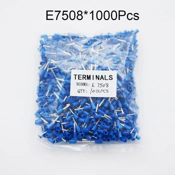 E0508 100 шт. трубки изолированные клеммы 0.5MM2 Кабельный соединитель изоляция кабеля обжимной наконечник Соединитель