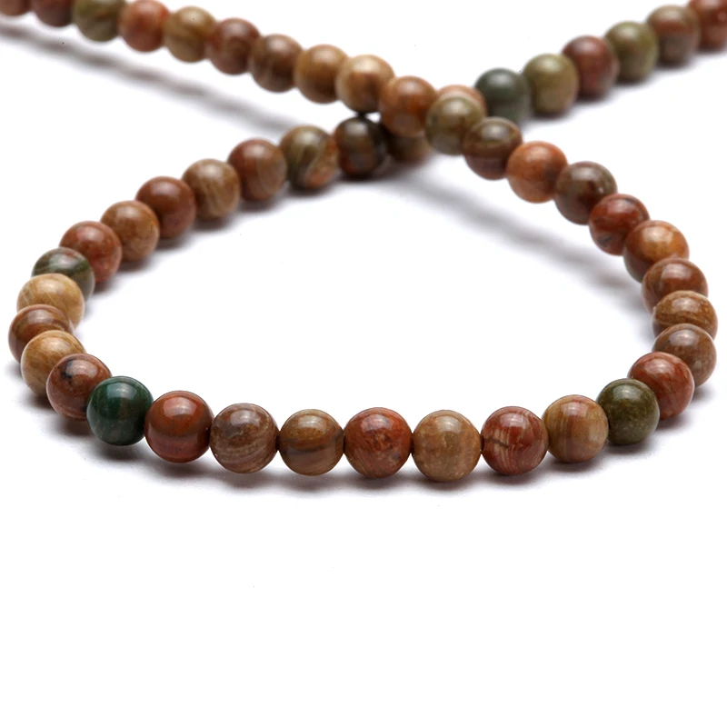 2018 Fashion jewelry Colorful stone beads Round 4 mm/6 mm/8 mm/10 mm natural Charms Beads for making | Украшения и аксессуары
