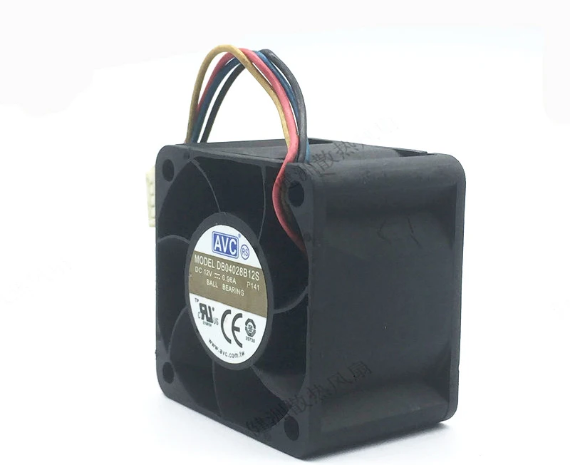 AVC DB04028B12S P141 DC 12 В 0.96A 40x40x28 мм 40 чехол серверный ЦП Вентилятор охлаждения