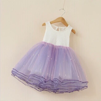 

girl dress summer 2016 baby girl dress for girls clothes 100%cotton princess party dress children's kids clothes vestido infanti
