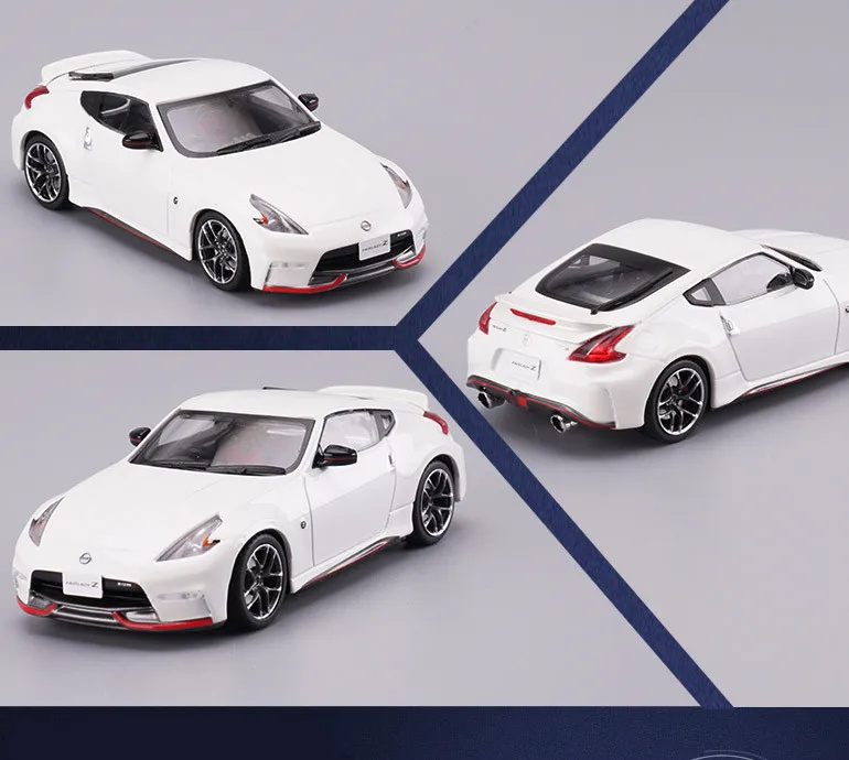 Высокая имитация 1:43 Nissan FALRLADY 370Z модель автомобиля из сплава, коллекция украшений, литая металлическая Игрушечная модель автомобиля