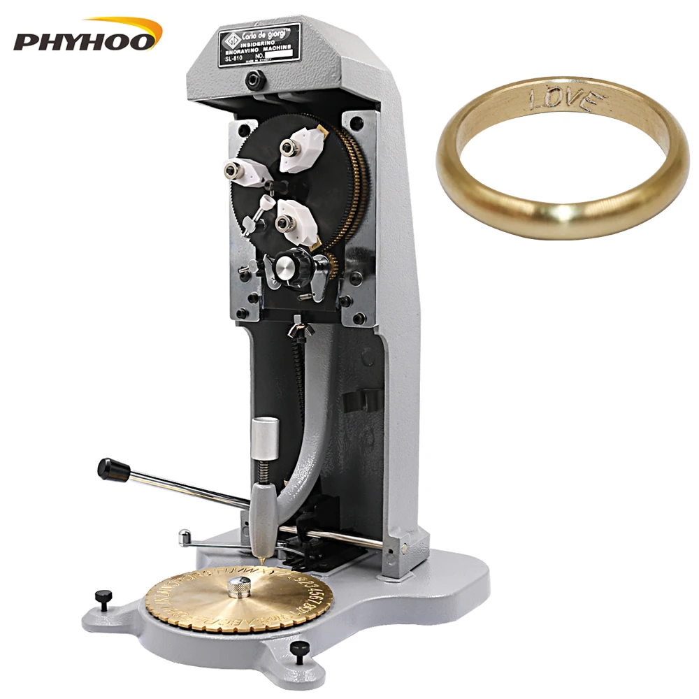 Ring Engraver for Rings Inner Engraving Inside Ring Engraving Machine Standard Letter Block Stamper Jewelry Ring Engraving