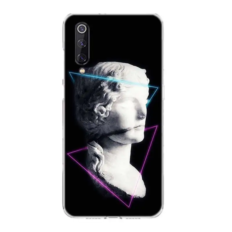 Retro Art Statue Silicone Case For Xiaomi Pocophone F1 Xiomi Mi 8 9 SE A2 lite A1 5X 6X 5S Plus Play Heart Cover |