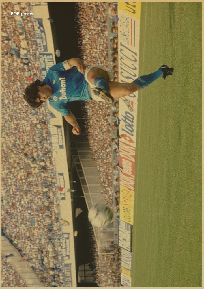 P081 Diego Armando Maradona настенные плакаты Футбольная звезда крафт-бумага Ретро плакат домашний декор Дом Бар Паб гостиная ВИНТАЖНЫЙ ПЛАКАТ - Цвет: P081