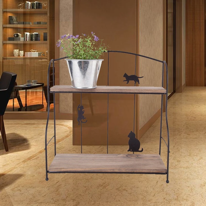 Открытие Продвижение двойные яруса железная полка держатель кухонных