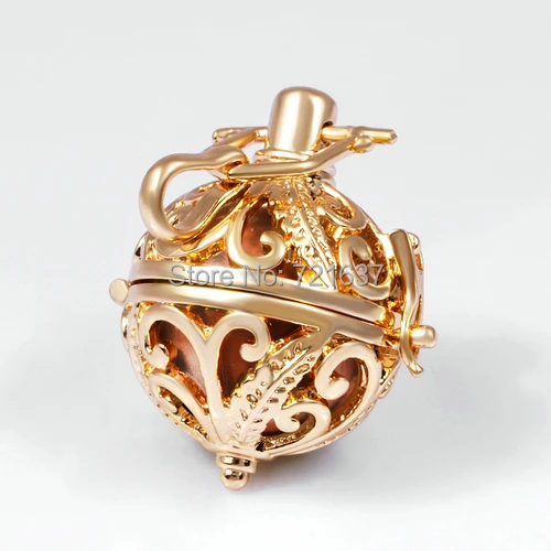 Золотая гармония плюшевый кулон звонкий шар для беременности Мексиканская Бола