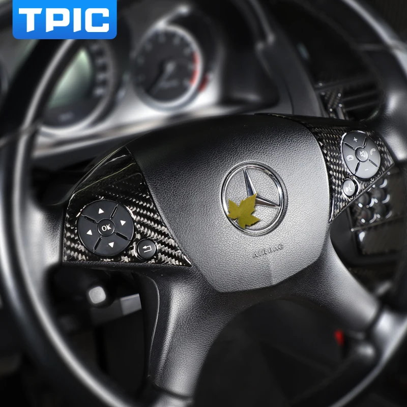 Для Mercedes W204 C Class 2007 2010 углеродного волокна модификация автомобиля внутренняя