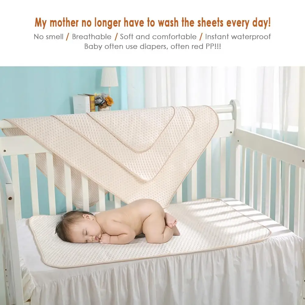 Органический цветной хлопковый подгузник пеленальный чехол для кровати