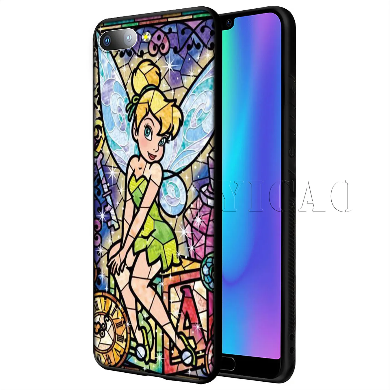 fairy tale stained Alice Stitch Mickey Mouse Marie Cat Princess Case for Huawei P20 Pro P10 P8 P9 P30 Lite Mini 2017 Smart 2019 |
