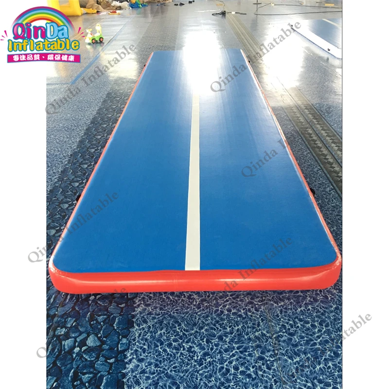 Дешево Импортные DWF Материал Открытый Фитнес Надувные Упражнения Тренажерный зал воздуха акробатические коврики для детей