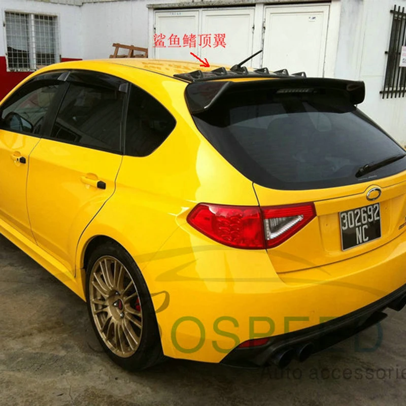 Отделение из углеродного волокна для хэтчбека Subaru Impreza 10 2008 2016|spoiler wing|rear roof spoilerroof