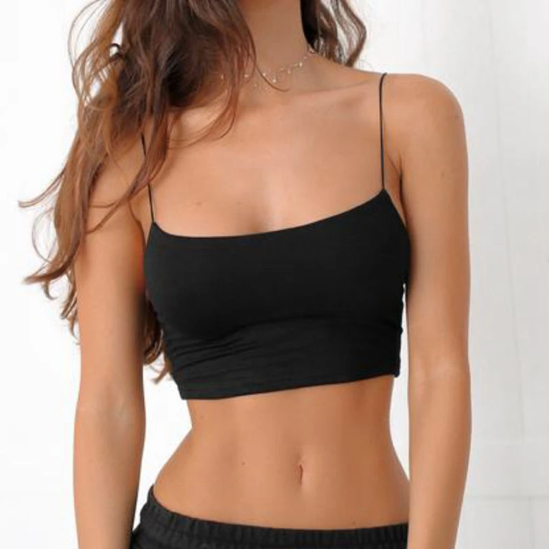 New Summer Fashion Women Sexy Vest Crop Tops Solid Casual Tank Tops Sleeveless Sexy Clothes blusas