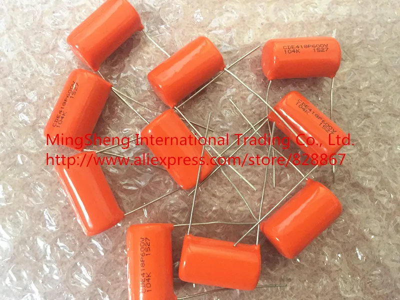 

Original new 100% SBE 418P 600v0.1uf 104k ORANGE DROP film capacitor (Inductor)