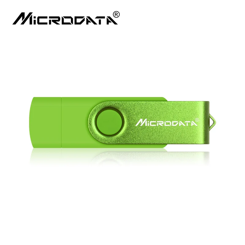 Зеленый Лучшая OTG USB флеш-накопитель cle usb 2,0 Флешка 64 Гб otg Флешка смартфон Флешка 4 ГБ/8 ГБ/16 ГБ/32 ГБ/128 ГБ запоминающие устройства - Цвет: Зеленый