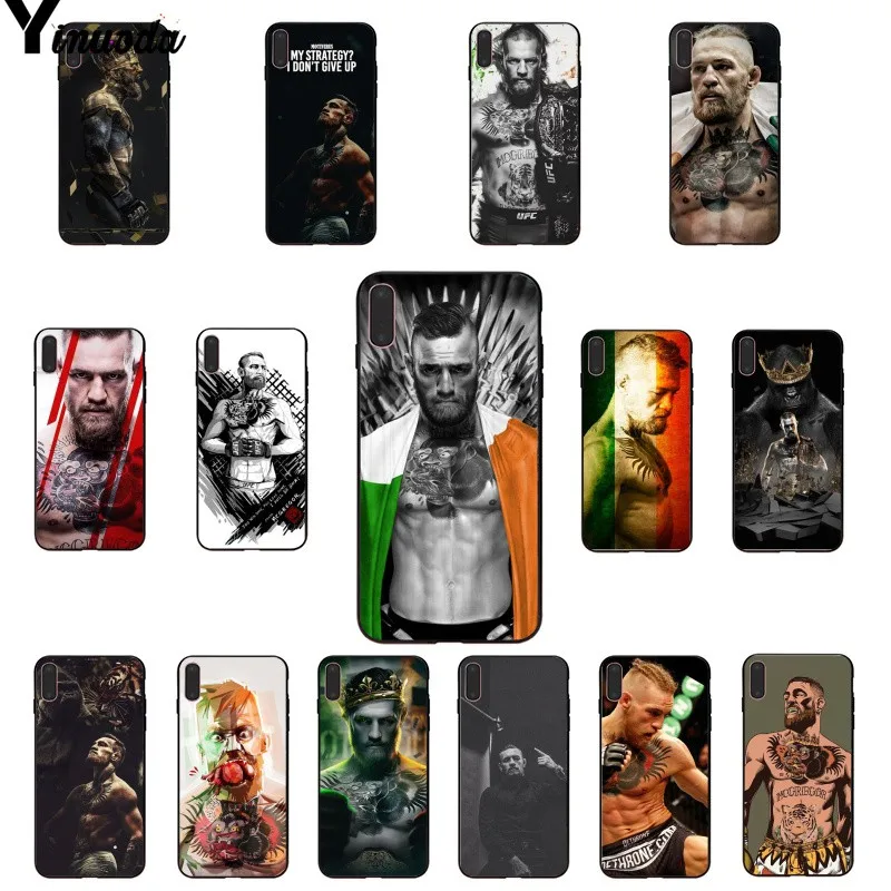 Yinuoda Conor Mcgregor The King Novelty Fundas Phone Case Cover for Apple iPhone 8 7 6 6S Plus X XS MAX 5 5S SE XR | Мобильные