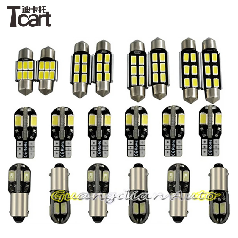 Tcart 4 шт. X Бесплатная доставка ошибок внутренняя светильник комплект вышивка