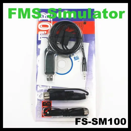 FS SM100 FMS USB Flight Simulator кабель для Futaba ESky JR WFLY 4 8Ch Skill Traning|simulator cable|usb flight simulatorflight simulator |