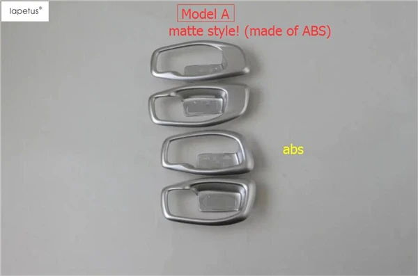 Model A Lapetus аксессуары для Jeep Compass ABS внутренняя дверная ручка Чаша формовочная крышка комплект отделка 4 шт - Название цвета: Model A