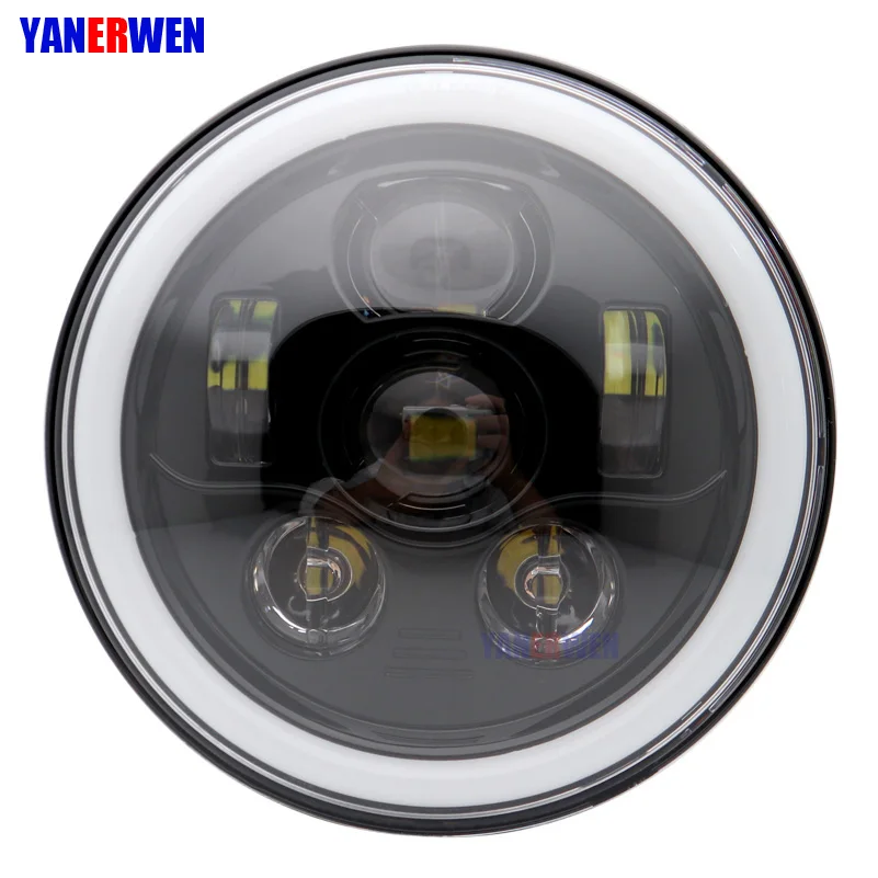 1 пара автомобиля светодиодный 7 дюймов круглый фар Conversion Kit для VW Beetle