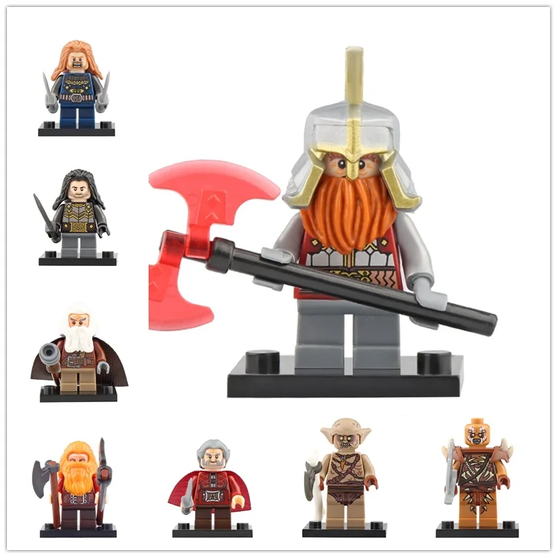 Строительные блоки Legoed 8 шт./компл. Goblin Dori Action миниатюрная модель детских игрушек