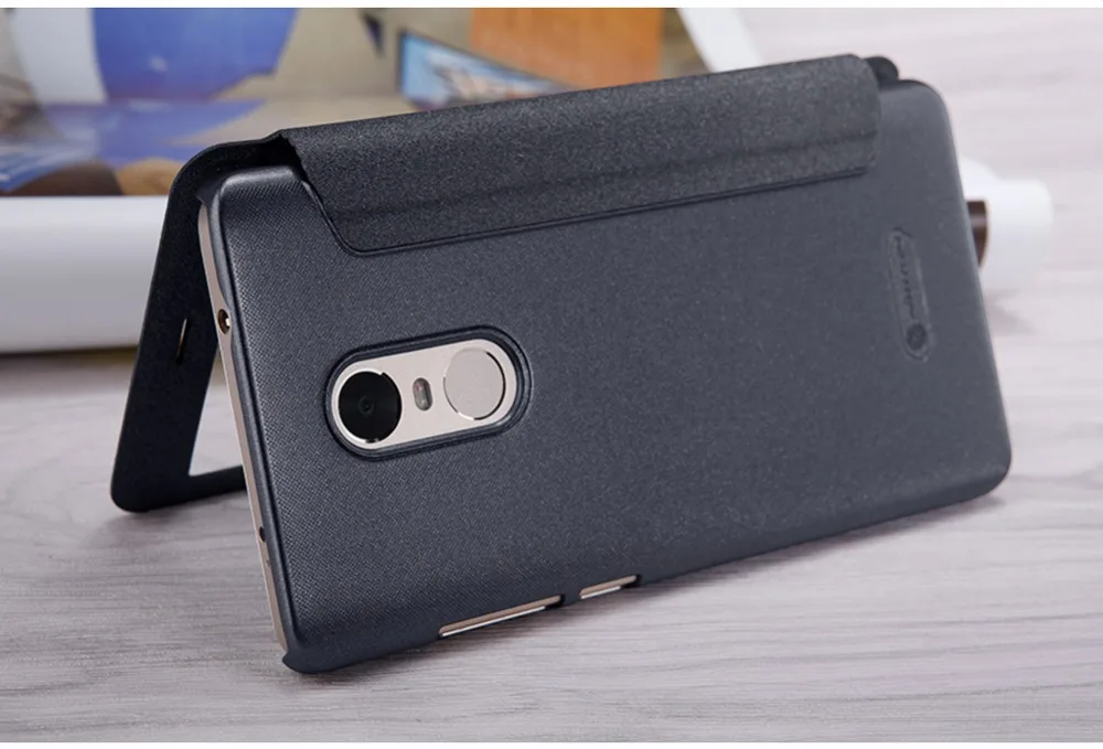 Чехол для XIAOMI RedMi Note 4X чехол Nillkin блестящий Hongmi 4x защитный телефона флип-Чехлы