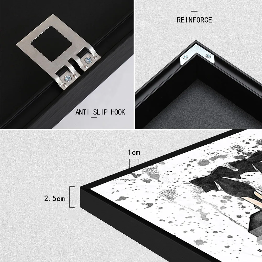 Картина из алюминиевого сплава рамка для холст печать Настенная домашнего