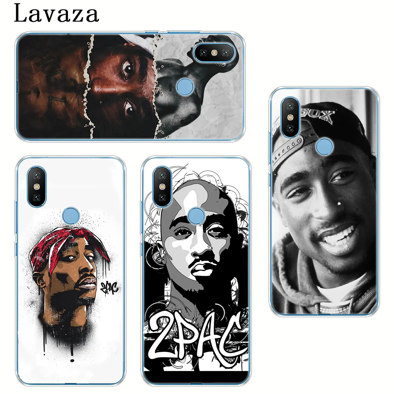 Твердый чехол для телефона Lavaza singer 2pac tupac Crown 2 pac Rap Xiaomi Redmi K20 8A 7A 6A Note 8 8T 7 5 6 Pro 4 4X |
