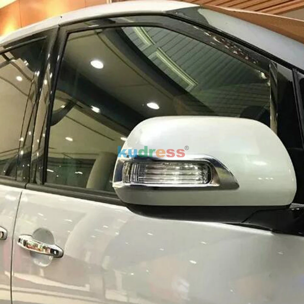 Для Toyota Estima Previa Tarago ABS Боковая дверь зеркало заднего вида накладка декоративная отделка наклейка Поворотный Светильник лампа рамка