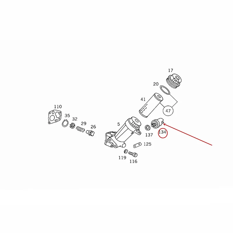 

0095420817 A0095420817 Car Oil Pressure Sensor Suitable for W140 S280 S500 S600 M119mer ced es-be nzM120 Oil Pressure Sensor
