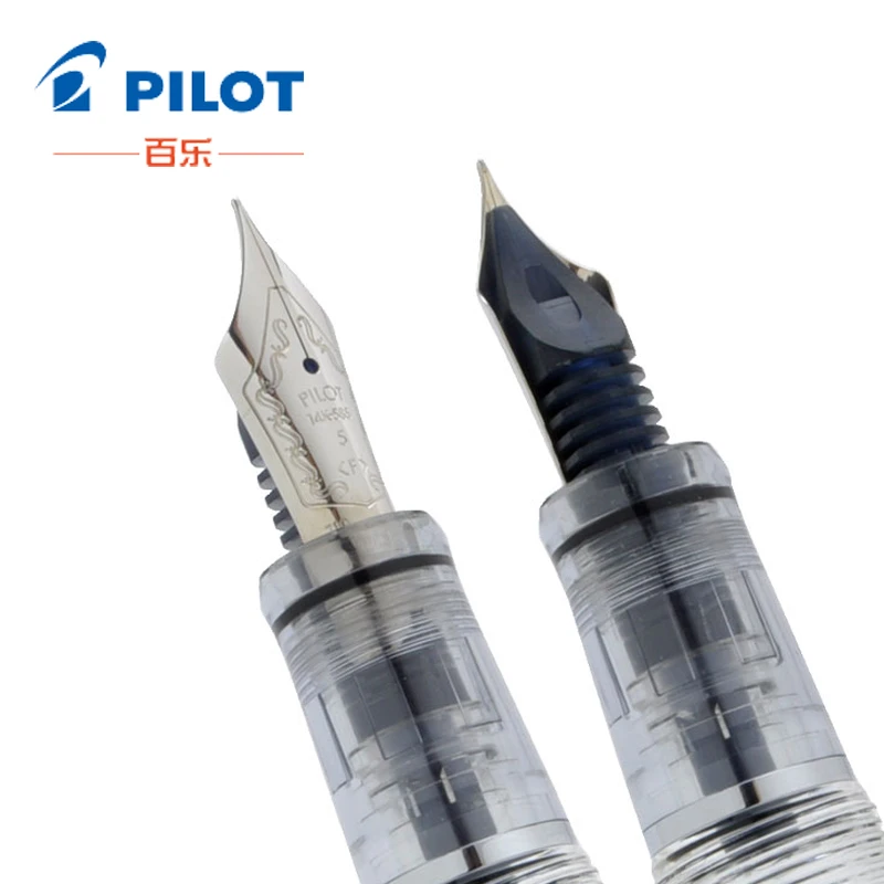 Ручка перьевая Pilot FKVH-15SRS с поворотным всасывающим устройством 14 карат цвет в