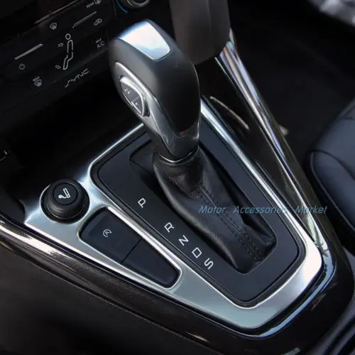 

Накладка ручки переключения передач из нержавеющей стали для Ford Focus 2015 2016 2017 AT